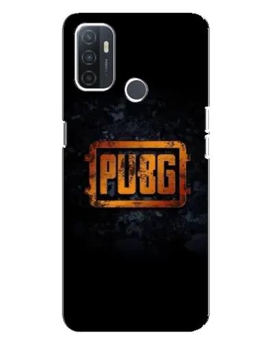 Чехол для OPPO A32 с картинкой «PUBG — золотой логотип»