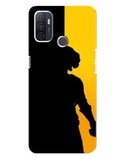 Чехол для OPPO A32 с картинкой «Тень воина PUBG»