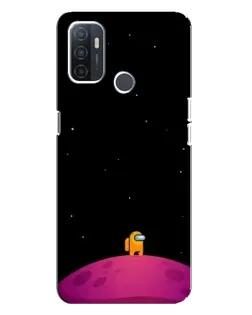 Чохол для OPPO A32 з картинкою «Самотній герой на планеті»
