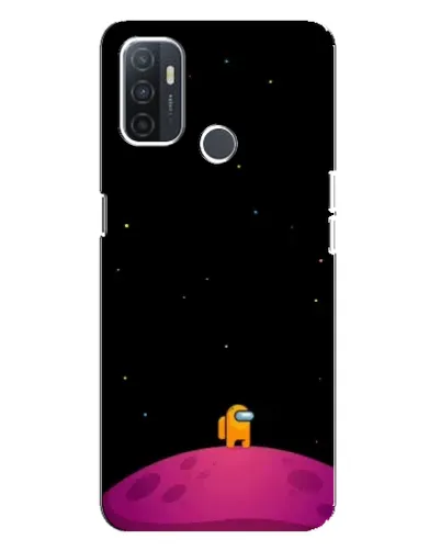 Чохол для OPPO A32 з картинкою «Самотній герой на планеті»