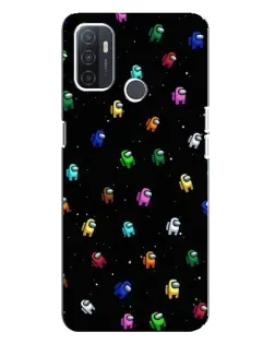 Чохол для OPPO A32 з картинкою «Екіпаж Among Us»