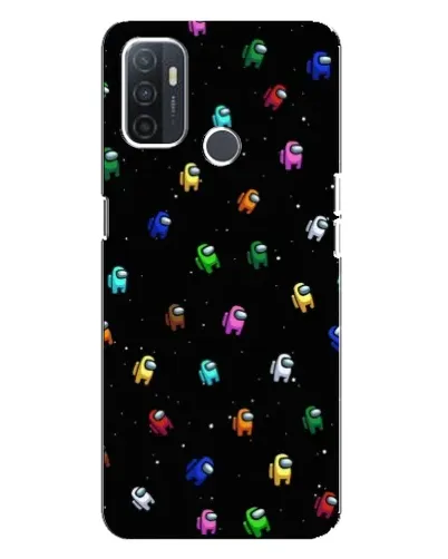Чохол для OPPO A32 з картинкою «Екіпаж Among Us»