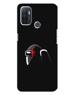 Чохол для OPPO A32 з картинкою «Among Us шолом»