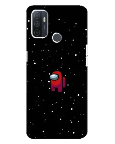 Чохол для OPPO A32 з картинкою «Червоний Among Us»