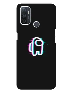 Чохол для OPPO A32 з картинкою «Among Us неон»