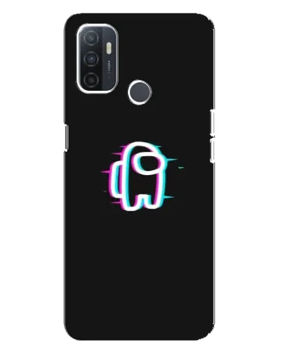 Чохол для OPPO A32 з картинкою «Among Us неон»