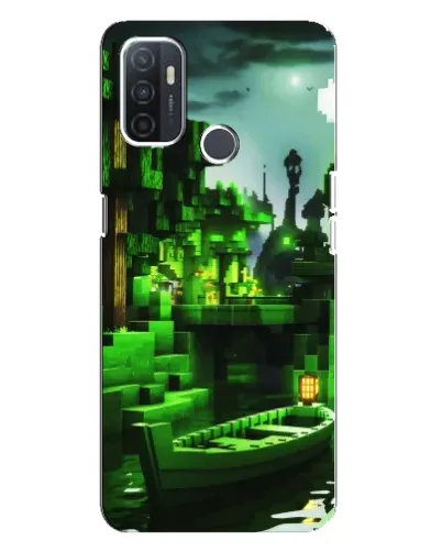 Чехол для OPPO A32 с картинкой «Minecraft лесной пейзаж» Чехол для OPPO A32 с картинкой «Minecraft лесной пейзаж»