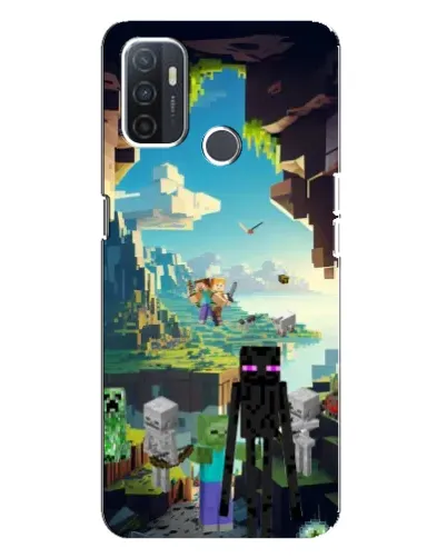 Чехол для OPPO A32 с картинкой «Эндермен в лесу» Чехол для OPPO A32 с картинкой «Эндермен в лесу»