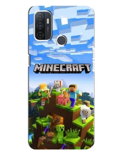 Чехол для OPPO A32 с картинкой «Minecraft классический мир» Чехол для OPPO A32 с картинкой «Minecraft классический мир»
