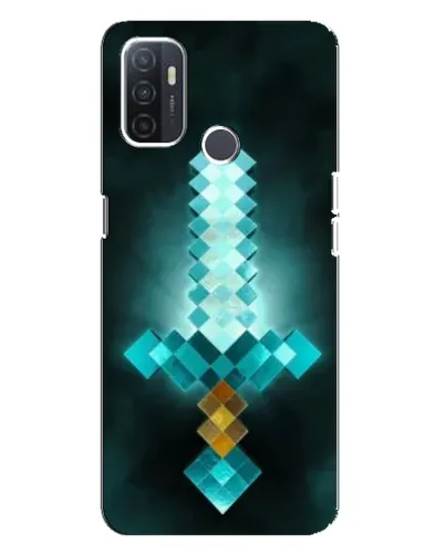 Чехол для OPPO A32 с картинкой «Алмазный меч неон» Чехол для OPPO A32 с картинкой «Алмазный меч неон»