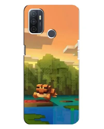 Чехол для OPPO A32 с картинкой «Майнкрафт закат солнца» Чехол для OPPO A32 с картинкой «Майнкрафт закат солнца»