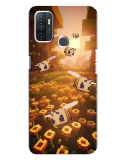 Чехол для OPPO A32 с картинкой «Поле подсолнухов»