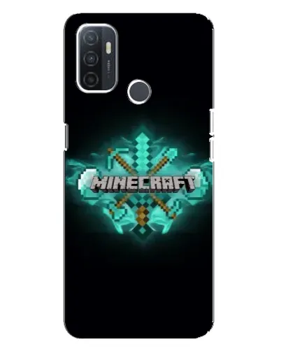 Чехол для OPPO A32 с картинкой «Minecraft Diamond лого» Чехол для OPPO A32 с картинкой «Minecraft Diamond лого»