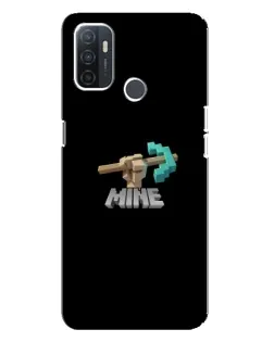 Чехол для OPPO A32 с картинкой «Алмазная кирка»