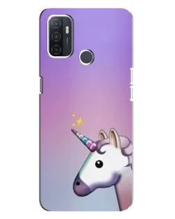 Чехол для OPPO A32 с картинкой «Единорог градиент» Чехол для OPPO A32 с картинкой «Единорог градиент»