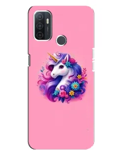Чехол для OPPO A32 с картинкой «Сказочный единорог»