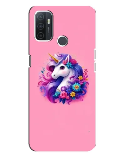 Чехол для OPPO A32 с картинкой «Сказочный единорог»