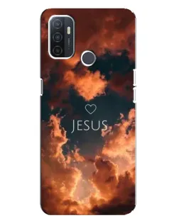 Чохол для OPPO A32 з картинкою «Сяйво Імені Jesus»