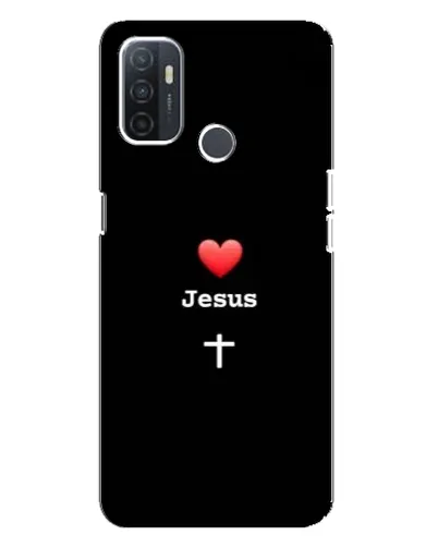 Чохол для OPPO A32 з картинкою «Серце - Jesus»