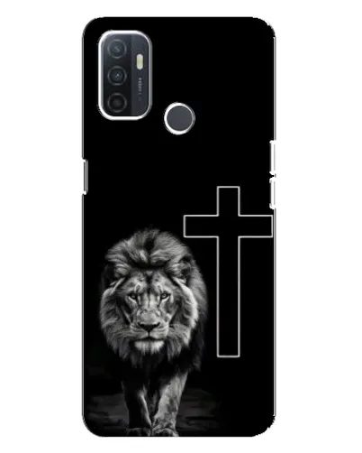 Чохол для OPPO A32 з картинкою «Лев та Хрест»