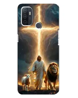 Чохол для OPPO A32 з картинкою «Лев Юди та Світло»