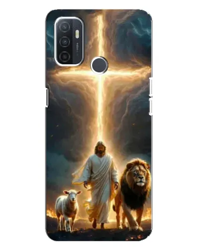 Чохол для OPPO A32 з картинкою «Лев Юди та Світло»