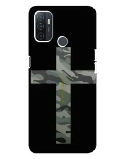 Чохол для OPPO A32 з картинкою «Мілітарі Хрест»