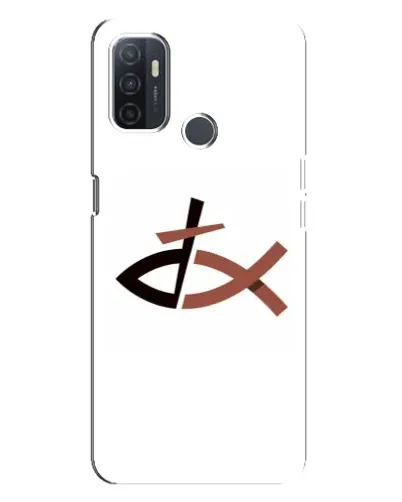 Чохол для OPPO A32 з картинкою «Риба та хрест»