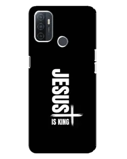 Чохол для OPPO A32 з картинкою «Вертикаль віри Jesus»