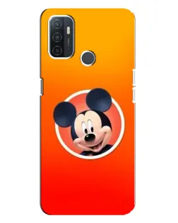 Чехол для OPPO A32 с картинкой «Mickey в круге»