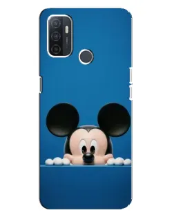 Чехол для OPPO A32 с картинкой «Микки выглядывает» Чехол для OPPO A32 с картинкой «Микки выглядывает»