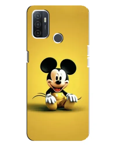 Чехол для OPPO A32 с картинкой «Микки на желтом» Чехол для OPPO A32 с картинкой «Микки на желтом»