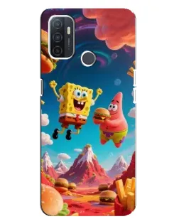 Чехол для OPPO A32 с картинкой «Космический фастфуд» Чехол для OPPO A32 с картинкой «Космический фастфуд»