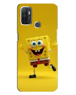 Чехол для OPPO A32 с картинкой «Позитивный Губка Боб»