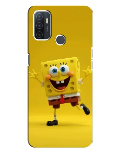 Чехол для OPPO A32 с картинкой «Позитивный Губка Боб»