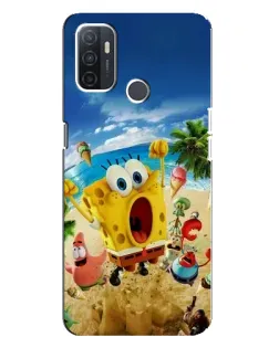 Чехол для OPPO A32 с картинкой «Развлечения на пляже»