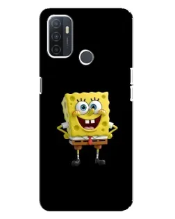 Чехол для OPPO A32 с картинкой «Классический Губка Боб»