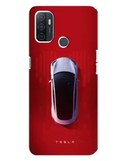 Чехол для OPPO A32 с картинкой «Tesla Top View» Чехол для OPPO A32 с картинкой «Tesla Top View»