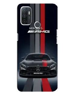 Чехол для OPPO A32 с картинкой «Mercedes — белый карбон» Чехол для OPPO A32 с картинкой «Mercedes — белый карбон»