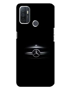 Чехол для OPPO A32 с картинкой «Mercedes — абстрактные линии» Чехол для OPPO A32 с картинкой «Mercedes — абстрактные линии»