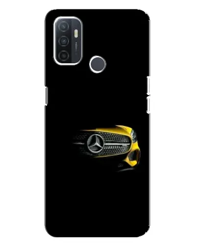 Чехол для OPPO A32 с картинкой «Mercedes — ретро стиль»