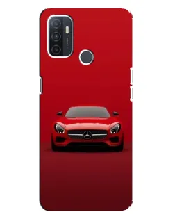 Чехол для OPPO A32 с картинкой «Красный Mercedes AMG»