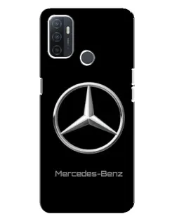 Чехол для OPPO A32 с картинкой «Mercedes Silver Logo»