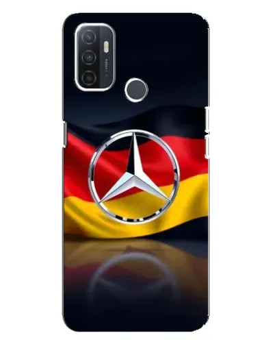 Чехол для OPPO A32 с картинкой «Mercedes — флаг Германии»