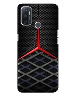 Чехол для OPPO A32 с картинкой «Mercedes Carbon Grid»
