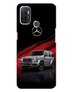 Чехол для OPPO A32 с картинкой «Mercedes G-Class красный»
