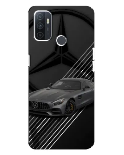Чехол для OPPO A32 с картинкой «Mercedes AMG — графика»