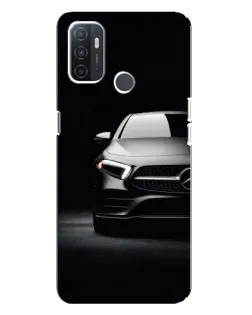 Чехол для OPPO A32 с картинкой «Свет фар Mercedes»