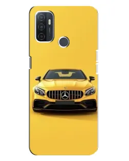 Чехол для OPPO A32 с картинкой «Желтый Mercedes GT»