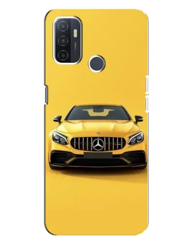 Чехол для OPPO A32 с картинкой «Желтый Mercedes GT»